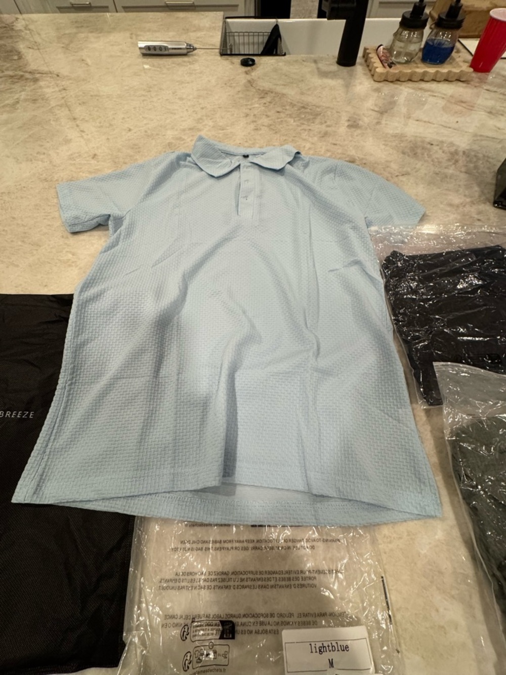 3 NEW Men's Polo Shirts - Classic Casual